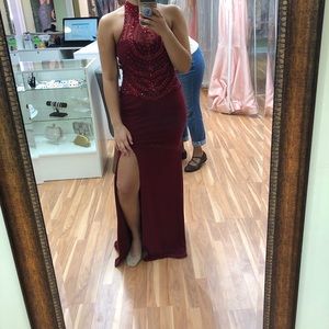 Burgundy/Red/Wine Prom Dress